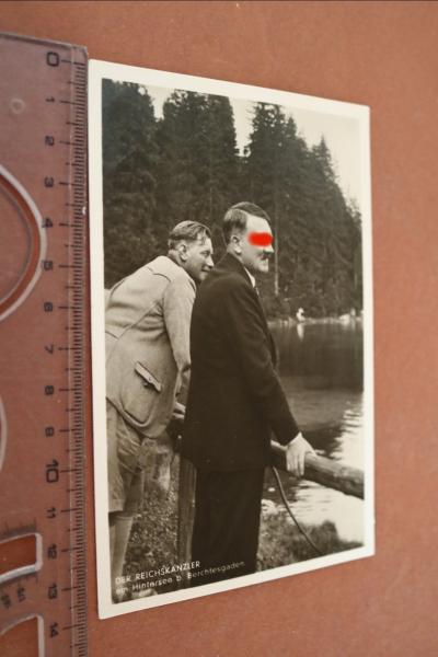 Postkarte der Reichskanzler am Hintersee bei Berchtesgaden